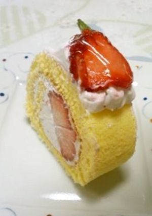 シンプル〜米粉ロールケーキ♪-レシピのメイン写真