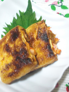 油あげのキムチーズ♪-レシピのメイン写真