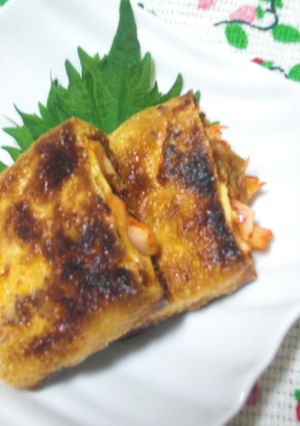 油あげのキムチーズ♪-レシピのメイン写真