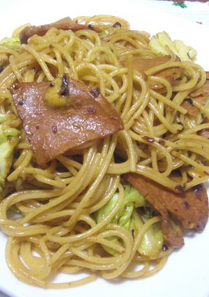 パパッ☆と簡単♪カレーラー油のパスタ♡-レシピのメイン写真