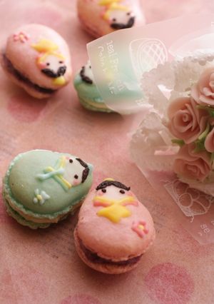 ★動画レシピ付き★ひな祭りマカロン-レシピのメイン写真
