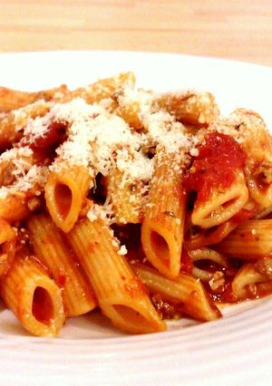 節電超特急！圧力鍋で５分の煮込みパスタ-レシピのメイン写真