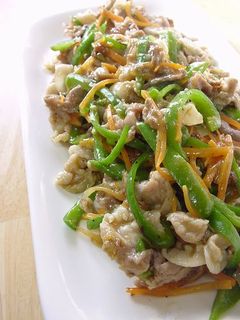 ピーマンと豚肉の塩カレー炒め。-レシピのメイン写真