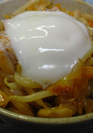 鶏キムチ丼-レシピのメイン写真