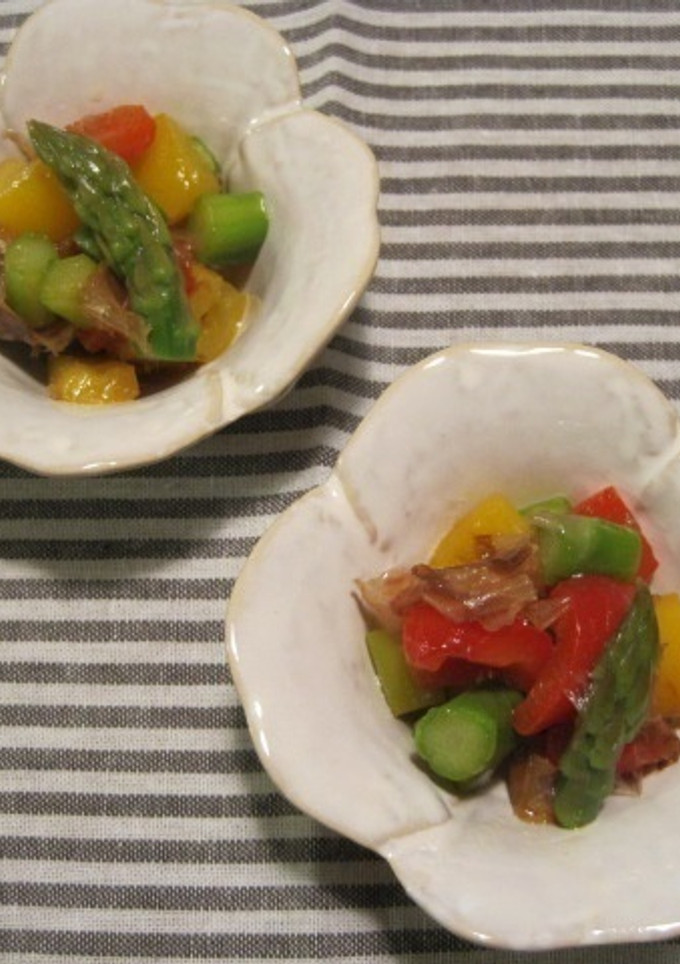 ３色のカラフル野菜の和風和え-レシピのメイン写真