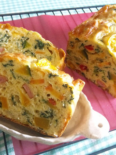お野菜とチーズたっぷりケークサレ-レシピのメイン写真
