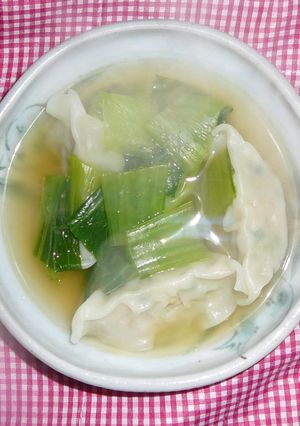 コンソメスープin餃子-レシピのメイン写真
