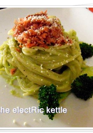 アボカドdeグリーンクリームパスタ-レシピのメイン写真