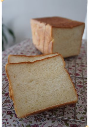 ♪もちでもっちりふわふわ食パン♪-レシピのメイン写真