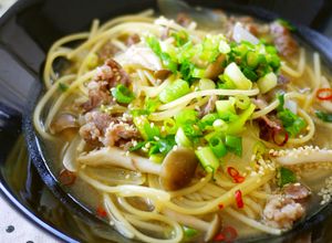 ランチ♪ダシが効いてるコク旨スープパスタ-レシピのメイン写真