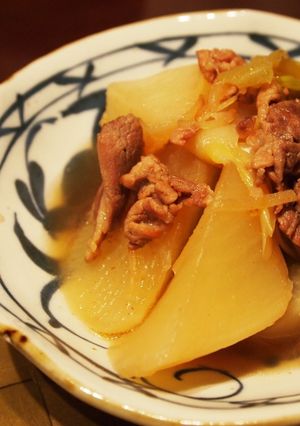 ショウガでぽかぽか☆豚肉とお大根の煮物-レシピのメイン写真