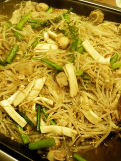 にんにくの芽とイカ・ホタテの鉄板焼き-レシピのメイン写真