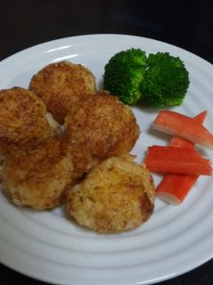 余ったご飯で☆和風…ライスボール☆-レシピのメイン写真