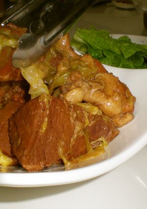 鶏と豚肉の満腹アドボ-レシピのメイン写真