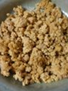 冷凍ハンバーグで簡単♪高野豆腐のそぼろ-レシピのメイン写真