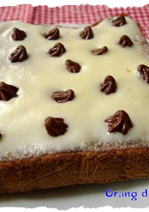 ホイップチョコトースト✿-レシピのメイン写真