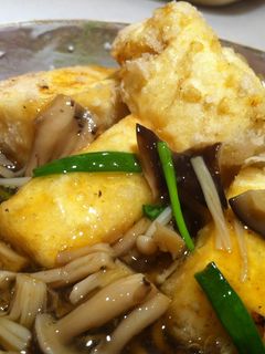 揚げ出し豆腐のきのこあんかけ-レシピのメイン写真