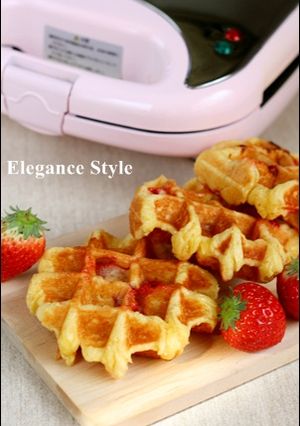 フレッシュいちごのワッフル-レシピのメイン写真