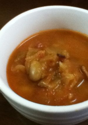 牛乳ベースの朝ご飯スープ-レシピのメイン写真