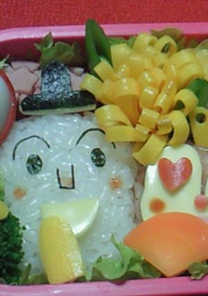 ドキンちゃんのひな祭り♡キャラ弁-レシピのメイン写真