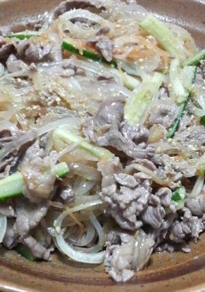 牛肉と春雨の暖かいタイ風サラダ-レシピのメイン写真