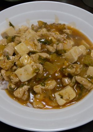 ヘルシーなチキン・マーボー豆腐-レシピのメイン写真