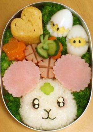 キャラ弁　プリキュアシフォン♪-レシピのメイン写真