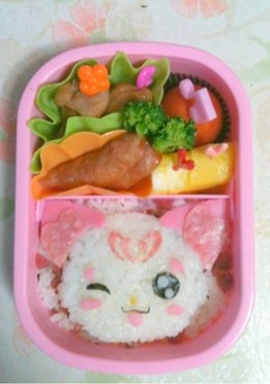 キャラ弁＊スイートプリキュア♥ハミィー-レシピのメイン写真