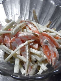 ごぼうサラダ柚子胡椒風味-レシピのメイン写真