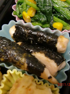 お弁当シリーズ♪ささみの海苔焼き★-レシピのメイン写真