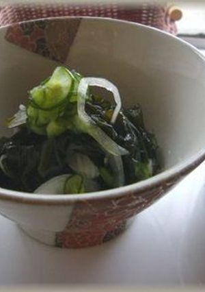 ✾わかめ・きゅうり・玉ねぎの酢の物✾-レシピのメイン写真