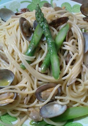 アサリとアスパラのパスタ-レシピのメイン写真