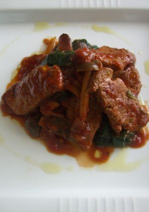 フライパンひとつで～簡単♪豚肉のトマト煮-レシピのメイン写真