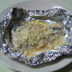 A picture of サバマヨのホイル焼き.