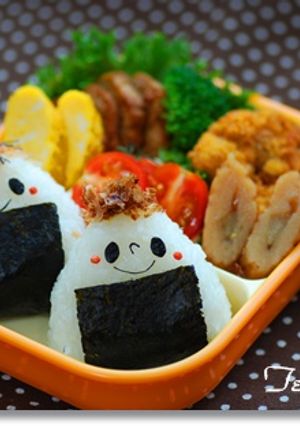 おにぎりくん　キャラ弁-レシピのメイン写真