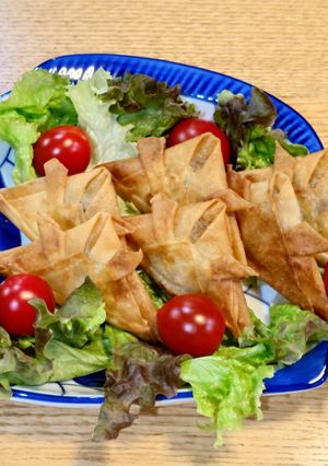 こどもの日☆春巻かぶと-レシピのメイン写真