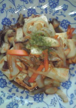 豆腐ステーキ(野菜あんかけ)-レシピのメイン写真