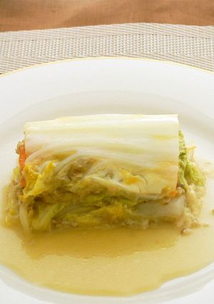 グルテンバーガーと白菜の重ね焼き-レシピのメイン写真