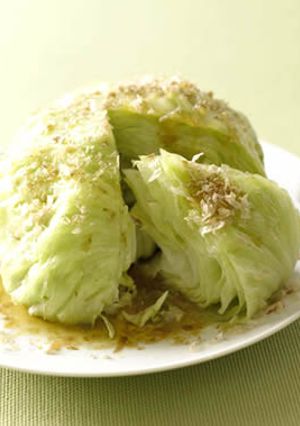 レタスのレンジ蒸し-レシピのメイン写真