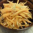 コレステロール対策 にんじんの胡麻和え