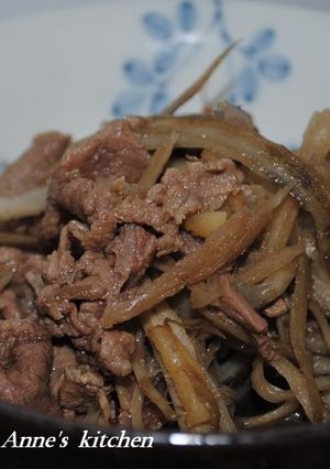 牛肉とごぼうの佃煮（生姜味）-レシピのメイン写真