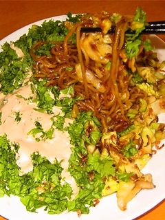 からし菜deグリーン焼きそば-レシピのメイン写真
