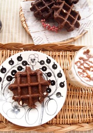 カフェモカワッフル-レシピのメイン写真