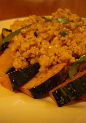 そばつゆで作る☆簡単野菜そぼろあんかけ☆-レシピのメイン写真