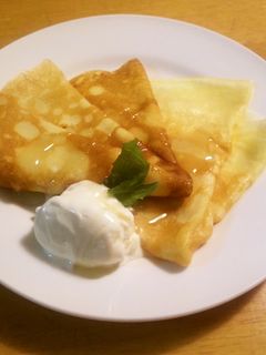 ふんわり♡しっとり おいしいクレープ-レシピのメイン写真