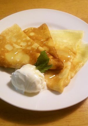 ふんわり♡しっとり　おいしいクレープ-レシピのメイン写真