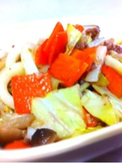 離乳食 完了期 つるつる焼きうどん-レシピのメイン写真