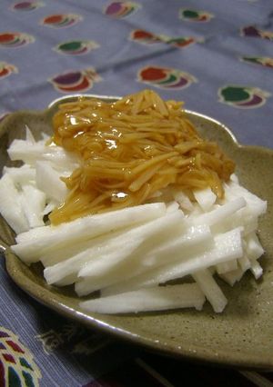 切るだけ簡単!「長芋となめ茸」の副菜-レシピのメイン写真