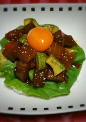 アボカド＆マグロのユッケ丼-レシピのメイン写真