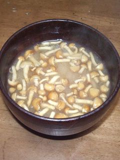 かんたん味噌汁(なめこ、絹ごし豆腐)-レシピのメイン写真